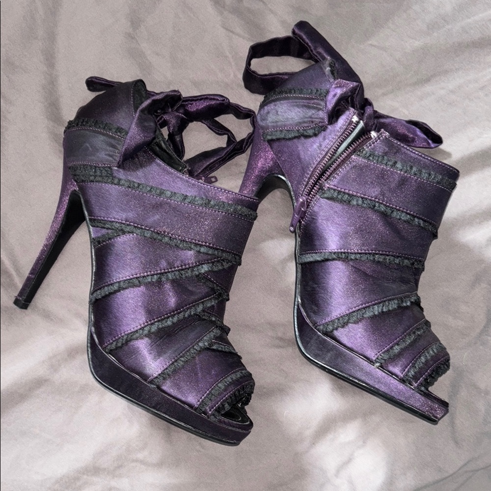 Elegant Purple Women's Heels